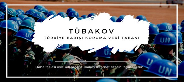 Türkiye Barışı Koruma Veri Tabanı (TÜBAKOV), Uluslararası İlişkiler Konseyi (UİK) ev sahipliğinde 3 Mayıs 2018 tarihinden itibaren www.uik.org.tr/tubakov adresinde kullanıma açılan, Türkiye’nin katıldığı uluslararası barış harekâtlarının ve misyonlarının web temelli incelenmesine olanak sağlayan bir veri setidir.
TÜBAKOV Türkiye’nin katılım sağladığı barış harekâtlarının öncelikle nicel analizinin yapılmasına yönelik bir kaynak olarak tasarlanmıştır. Amacı, bu harekâtlar üzerine daha detaylı ve çok boyutlu çalışmalar yapmak isteyen araştırmacılara nicel ve nitel bilgi sağlamaktır. Toplanan veri evrensel olarak referans kabul edilen veri setlerinin kurgularından ve standartlarından yararlanılarak veri setine dönüştürülmüştür.
TÜBAKOV genelde Türkiye’nin dış politikası ve özelde Türkiye’nin barış misyonları ve operasyonlarına katılım ve katkılarıyla ilgilenen akademisyenlerin yanı sıra, karar alma süreçlerinde yer alan sivil ve askeri yetkililer, konuya dair bilgi ve veriye ihtiyacı olan basın mensupları, sivil toplum örgütleri, uluslararası kurum ve kuruluş çalışanları, öğrenciler ve tüm araştırmacıların kullanımına Türkçe ve İngilizce dillerinde sunulmuş bir veri tabanıdır. Bu çerçevede geliştirilip kullanıma sunulan etkileşimli harita ve coğrafi bilgi sistemleri temelli ara yüz ile, Türkiye’nin uluslararası barış harekâtlarına katılım yılları, sahada konuşlandırılan gücün nitelik ve niceliği ile harekât sınıflandırması dahilinde harekât türü ve sorumlu uluslararası kurumlar gibi değişkenler bir araya getirilerek, Türkiye’nin katıldığı harekâtların coğrafi ve yıllara göre dağılımının görselleştirilmesi yönünde de önemli bir adım atılmıştır.
TÜBAKOV, Türkiye Bilimsel ve Teknolojik Araştırma Kurumu (TÜBİTAK) tarafından ARDEB 3001 programı kapsamında 114K985 proje numarası ile desteklenen “Türkiye’nin Barışı Koruma Faaliyetlerine Katılımı ve Eğilimlerinin Belirlenmesi” araştırma projesi çerçevesinde geliştirilmiştir.
Proje Ekibi
Haldun YALÇINKAYA – TOBB Ekonomi ve Teknoloji Üniversitesi
Emre HATİPOĞLU – Sabancı Üniversitesi
D. Arıkan AÇAR – Yaşar Üniversitesi
Mitat ÇELİKPALA – Kadir Has Üniversitesi
